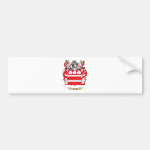 Tims Family Crest (Coat of Arms) Bumper Stickers