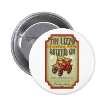 Tin Lizzy Bathtub Gin Button