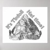 Tinfoil Hat Time Print