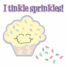tinkle sprinkles funny cupcake acrylic cut out