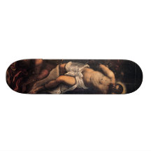 Tintoretto art skateboard deck
