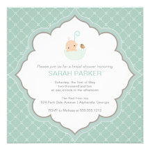 {tiny baby} baby shower invitation