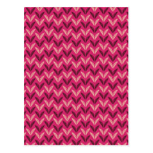 tiny chic doodle leaves design postcard