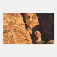 Tiny Climber; No Greeting Rectangular Stickers