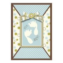 Tiny Toes Invitation Card