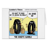 Tire Domestic Issues Funny Gifts Tees Collectibles Cards