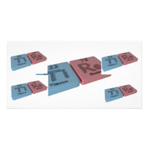 Tire-Ti-Re-Titanium-Rhenium Custom Photo Card