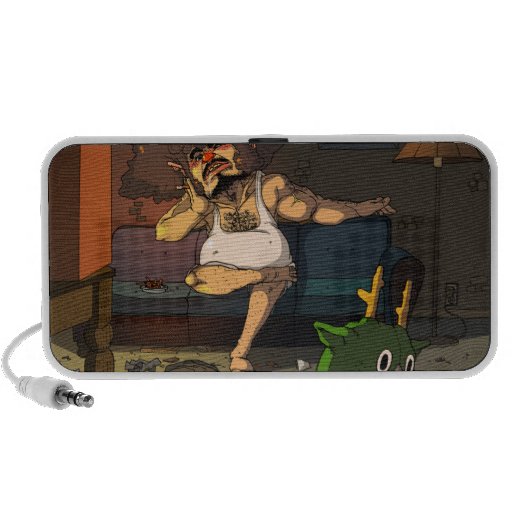 Tired Rudolph Portable Speaker