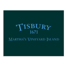 Tisbury Incorporated 1671 Postcard