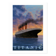Titanic SceneWhite Star Line Post Cards