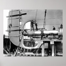 Titanic's Propeller Shafts Print