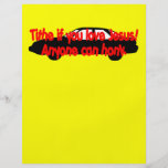Tithe if you love Jesus! Anyone can honk Flyer