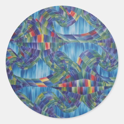 Titirangi Round Stickers