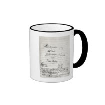 Title page of 'La Damnation de Faust' mugs