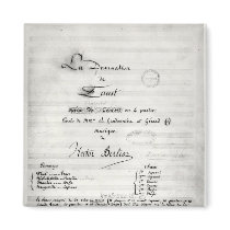 Title page of 'La Damnation de Faust' magnets