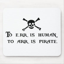 To Arr Is Pirate Mousemat