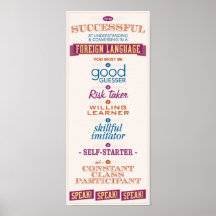 To be Successful in learning a foreign language. Print
