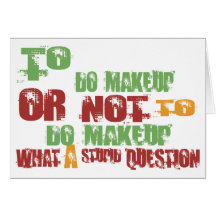 To Do Makeup Cards