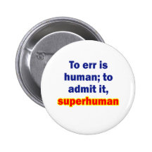 To err is human button