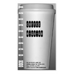To Go Cup A-Go-Go Tinylense Business Card Template