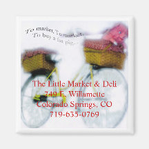 To Market To Market Refrigerator Magnet