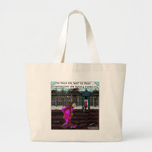 To pave or not to pave, that is the question. tote bag