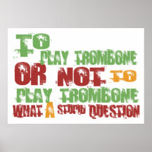 To Play Trombone Poster