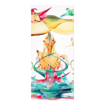To rest on Wings Of Glass Rack Card Template