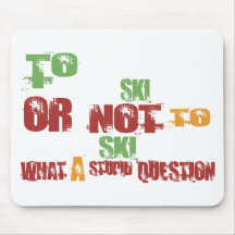 To Ski Mouse Mat