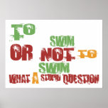 To Swim Poster