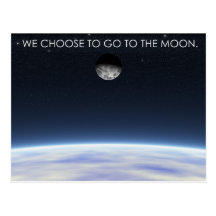 To The Moon Post Card