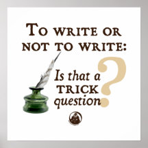To Write or Not to Write Posters