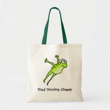 Toad Tossing Champ Tote Bag