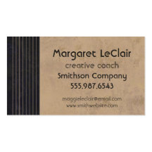 Toast Beige Professional / Creative Business Card