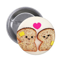 Toasty Love Pinback Buttons