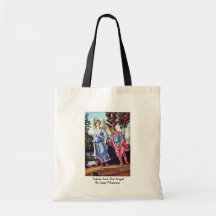 Tobias And The Angel By Lippi Filippino Canvas Bag