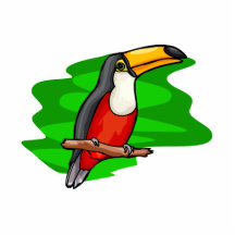 Tobias Toucan Photo Cut Outs