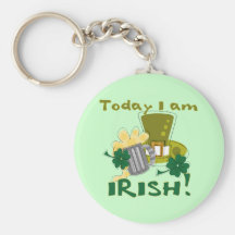 Today I am Irish Tshirts and Gifts Key Chain