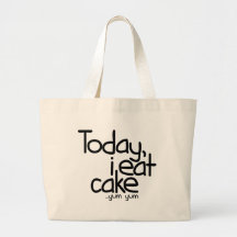 Today i eat cake (Birthday) Canvas Bag