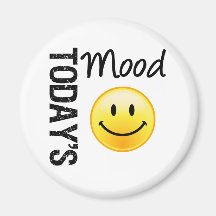 Today's Mood Smile Fridge Magnets