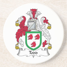 Todd Family Crest Coasters