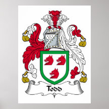 Todd Family Crest Print
