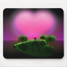 Together on Lover's Island Mousepad