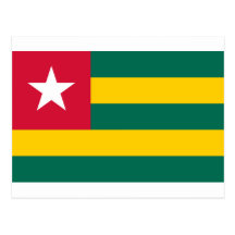 Togo Flag Products Postcards