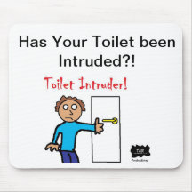 Toilet Intruder Mousemat