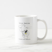 Toilet Texting Coffee Mug