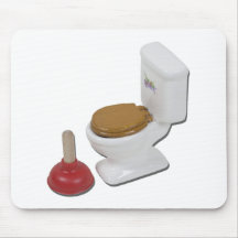 ToiletLargePlunger051411 Mouse Pad