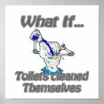 toilets cleaned themselves print