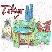 Tokyo Acrylic Cut Out