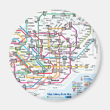 Tokyo Subway Map Fridge Magnet